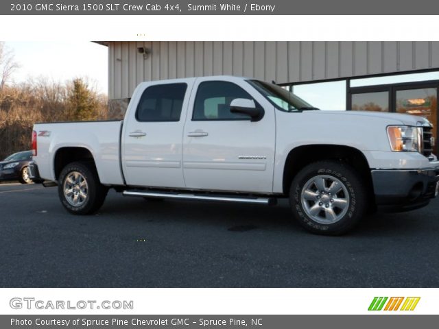 2010 GMC Sierra 1500 SLT Crew Cab 4x4 in Summit White