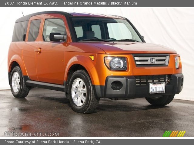 2007 Honda Element EX AWD in Tangerine Orange Metallic