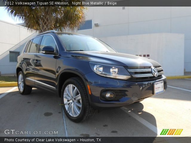 2012 Volkswagen Tiguan SE 4Motion in Night Blue Metallic