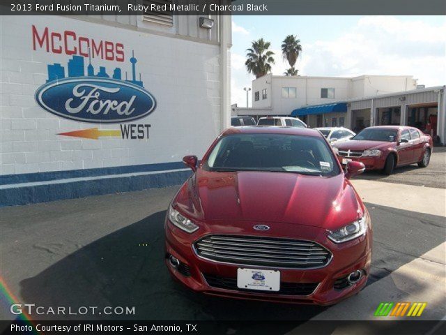 2013 Ford Fusion Titanium in Ruby Red Metallic