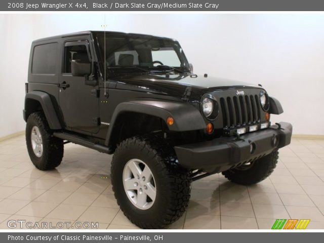 2008 Jeep Wrangler X 4x4 in Black
