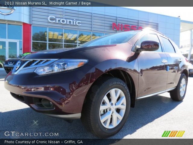 2013 Nissan Murano SL in Midnight Garnet