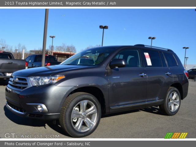 2013 Toyota Highlander Limited in Magnetic Gray Metallic