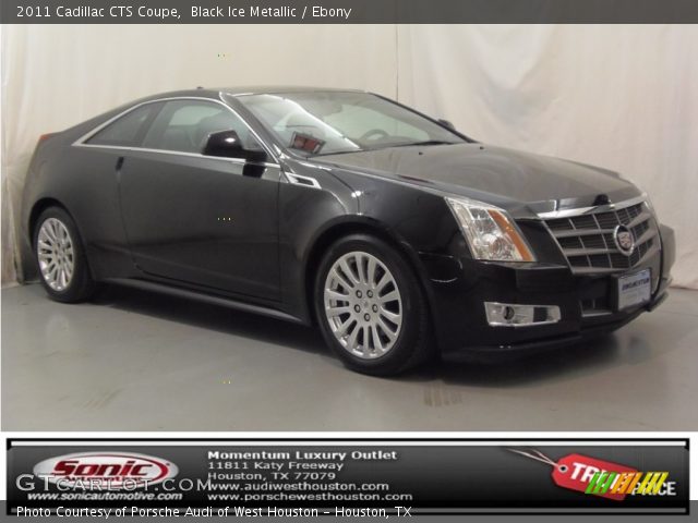 2011 Cadillac CTS Coupe in Black Ice Metallic