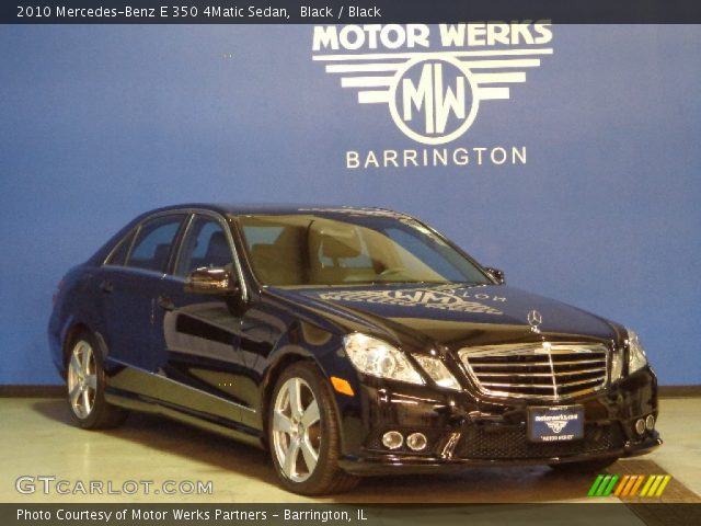 2010 Mercedes-Benz E 350 4Matic Sedan in Black