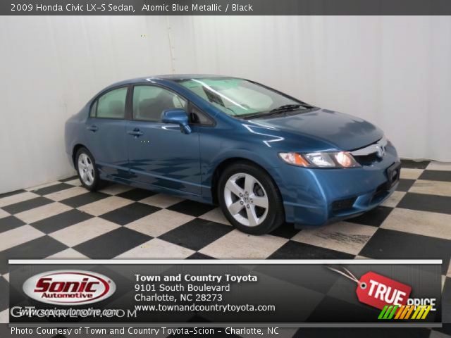 2009 Honda Civic LX-S Sedan in Atomic Blue Metallic