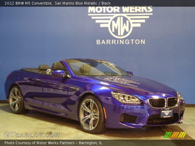 2012 BMW M6 Convertible in San Marino Blue Metallic