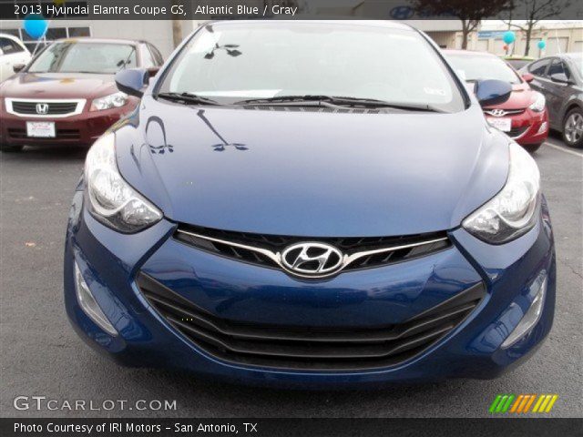 2013 Hyundai Elantra Coupe GS in Atlantic Blue