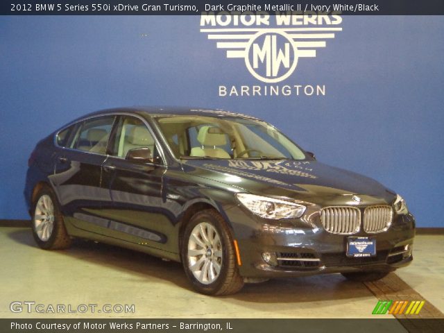 2012 BMW 5 Series 550i xDrive Gran Turismo in Dark Graphite Metallic II