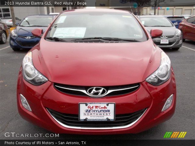 2013 Hyundai Elantra GLS in Red Allure
