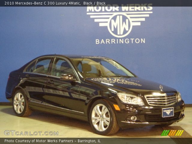 2010 Mercedes-Benz C 300 Luxury 4Matic in Black