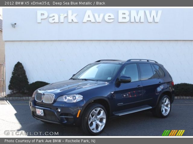 2012 BMW X5 xDrive35d in Deep Sea Blue Metallic