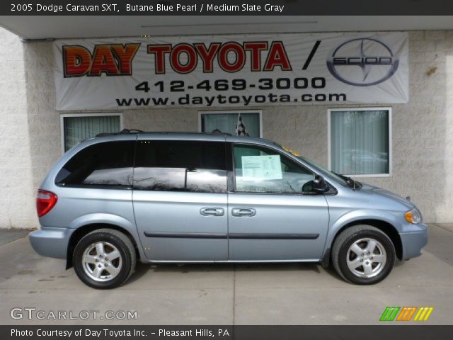 2005 Dodge Caravan SXT in Butane Blue Pearl