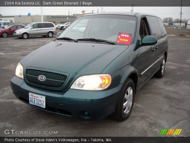 2004 Kia Sedona LX in Dark Green Emerald