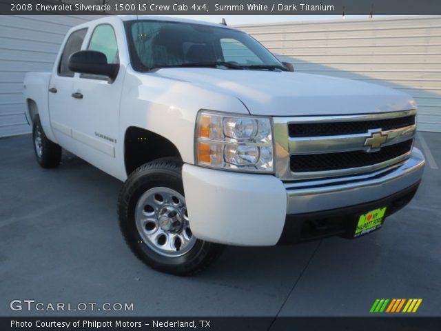 2008 Chevrolet Silverado 1500 LS Crew Cab 4x4 in Summit White