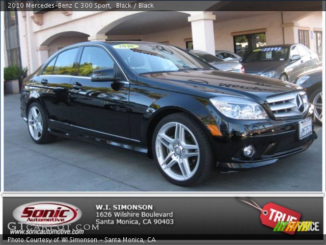 2010 Mercedes-Benz C 300 Sport in Black