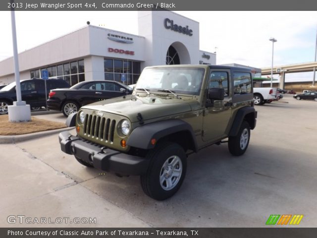 2013 Jeep Wrangler Sport 4x4 in Commando Green