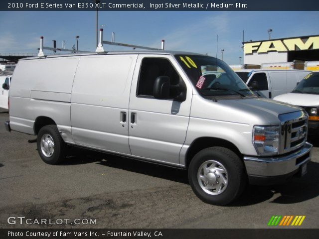 2010 Ford E Series Van E350 XLT Commericial in Ingot Silver Metallic