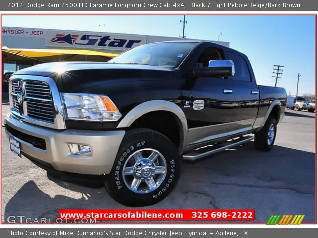 2012 Dodge Ram 2500 HD Laramie Longhorn Crew Cab 4x4 in Black
