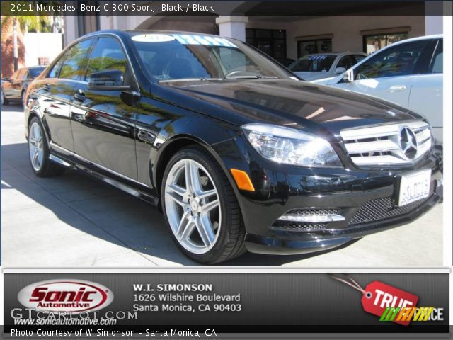 2011 Mercedes-Benz C 300 Sport in Black