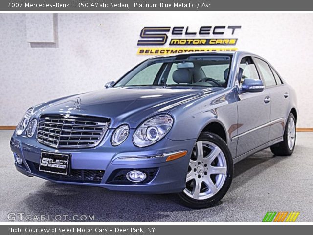 2007 Mercedes-Benz E 350 4Matic Sedan in Platinum Blue Metallic