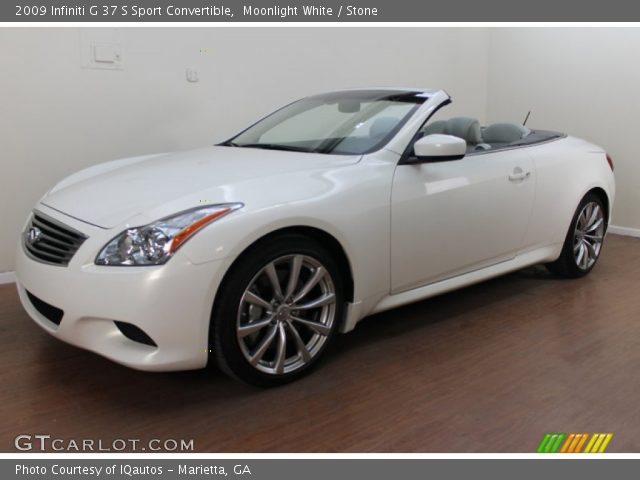 2009 Infiniti G 37 S Sport Convertible in Moonlight White