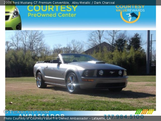 2008 Ford Mustang GT Premium Convertible in Alloy Metallic