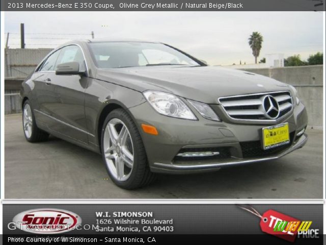 2013 Mercedes-Benz E 350 Coupe in Olivine Grey Metallic