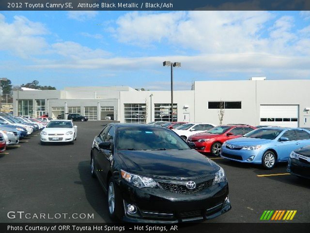 2012 Toyota Camry SE in Attitude Black Metallic