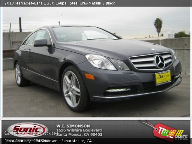 2013 Mercedes-Benz E 350 Coupe in Steel Grey Metallic