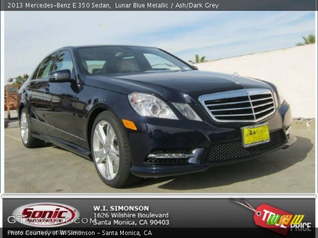 2013 Mercedes-Benz E 350 Sedan in Lunar Blue Metallic