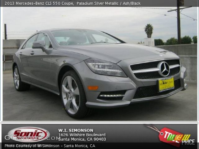 2013 Mercedes-Benz CLS 550 Coupe in Paladium Silver Metallic