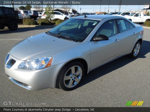 2009 Pontiac G6 V6 Sedan in Quicksilver Metallic
