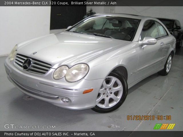 2004 Mercedes-Benz CLK 320 Coupe in Brilliant Silver Metallic