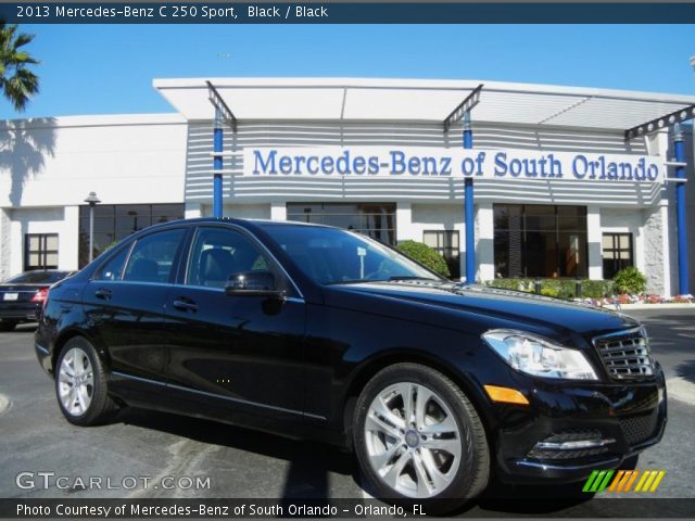 2013 Mercedes-Benz C 250 Sport in Black