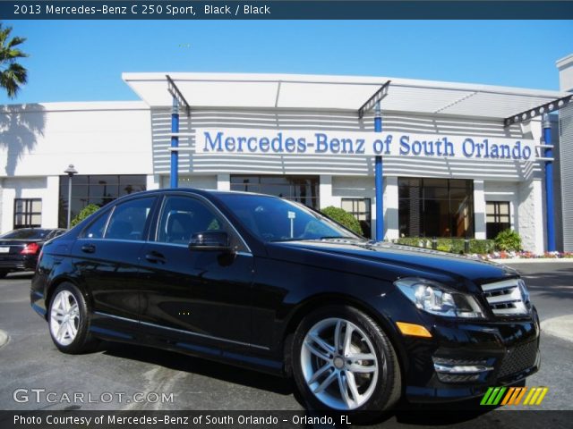 2013 Mercedes-Benz C 250 Sport in Black