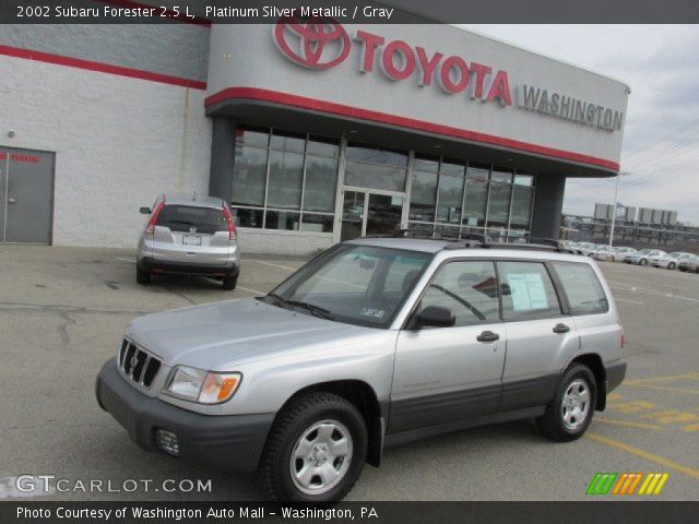 2002 Subaru Forester 2.5 L in Platinum Silver Metallic