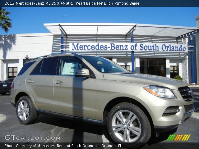 2013 Mercedes-Benz ML 350 4Matic in Pearl Beige Metallic