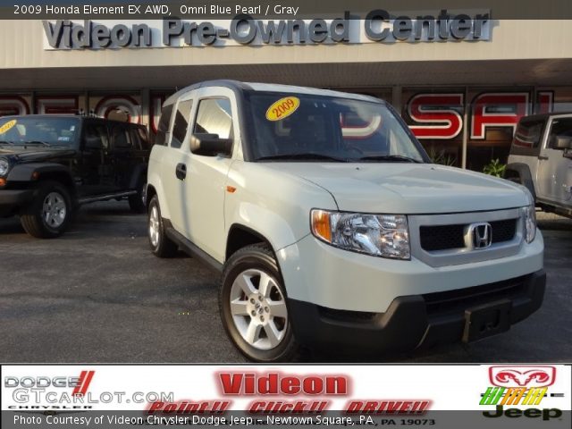 2009 Honda Element EX AWD in Omni Blue Pearl
