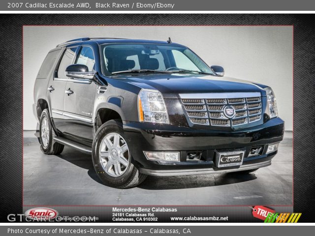 2007 Cadillac Escalade AWD in Black Raven