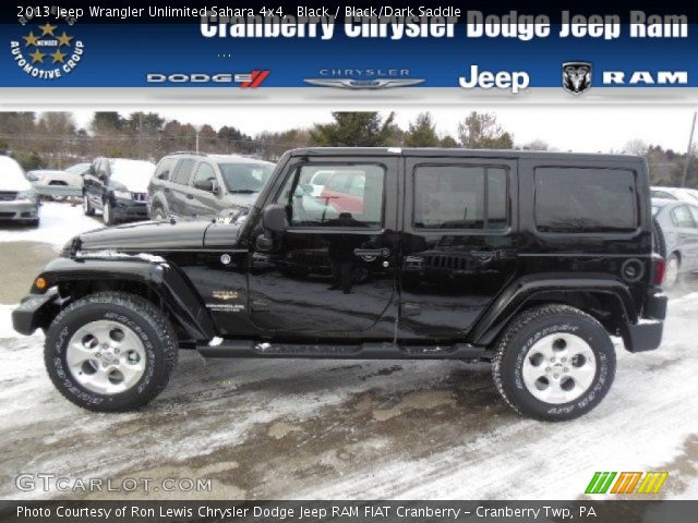 2013 Jeep Wrangler Unlimited Sahara 4x4 in Black