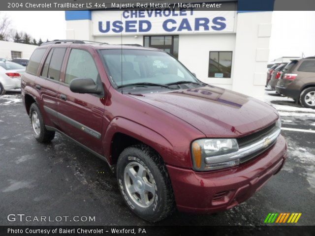 2004 Chevrolet TrailBlazer LS 4x4 in Majestic Red Metallic