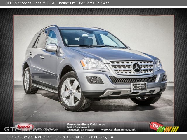 2010 Mercedes-Benz ML 350 in Palladium Silver Metallic