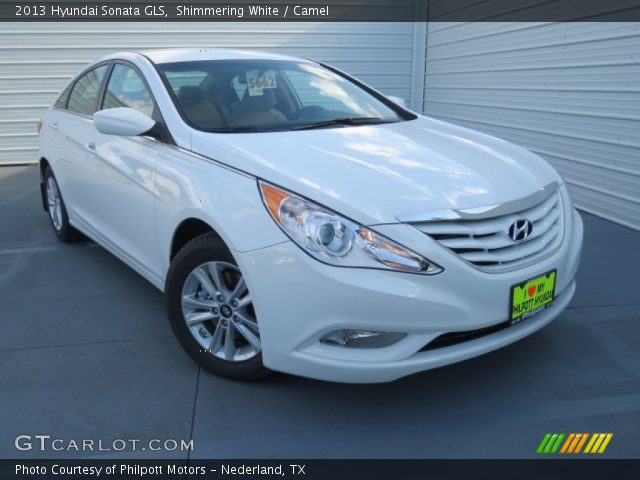 2013 Hyundai Sonata GLS in Shimmering White