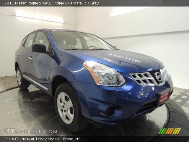 2011 Nissan Rogue S AWD in Indigo Blue Metallic