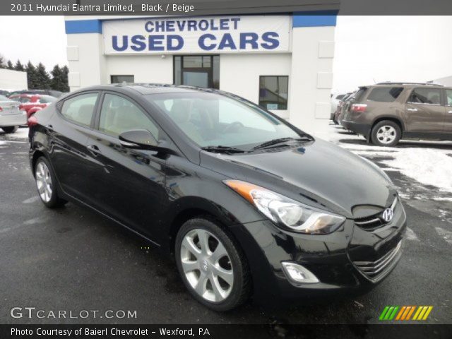 2011 Hyundai Elantra Limited in Black