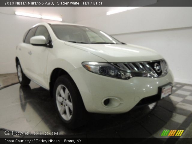 2010 Nissan Murano S AWD in Glacier White Pearl