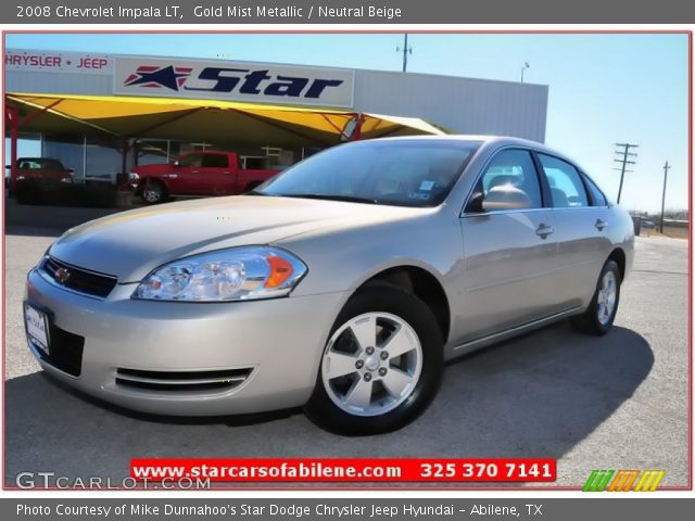 2008 Chevrolet Impala LT in Gold Mist Metallic