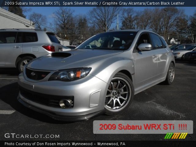 2009 Subaru Impreza WRX STi in Spark Silver Metallic