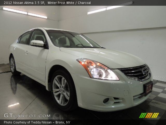 2012 Nissan Altima 3.5 SR in Winter Frost White